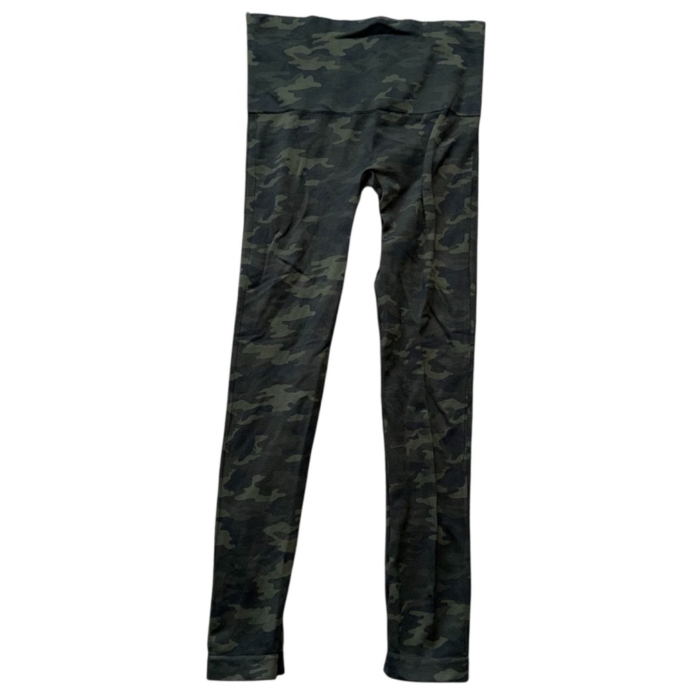 SPANX Olive Green Camo Leggings | M - Picture 4 of 5